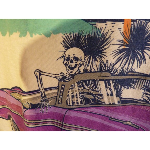 Malibu Surf Club '73-White T-Shirt-sz M - Picture 2 of 6